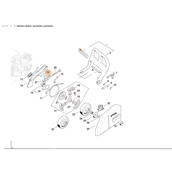 STIHL   Osłona 1123 664 2205